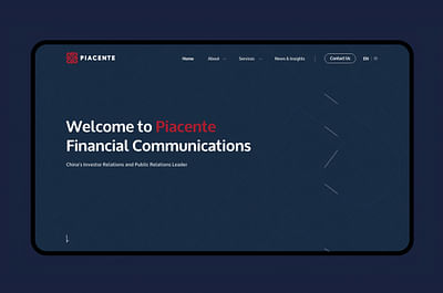 Piacente Website - Création de site internet