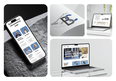 Création de site web pour le Lycée Bourg-Chevreau Sainte Anne - Website Creation