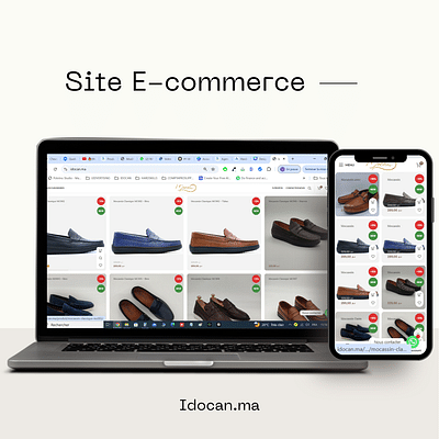 Site E-commerce de chaussures - Référencement naturel