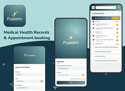 Medical Health Records and Appointment Booking App - Web Application