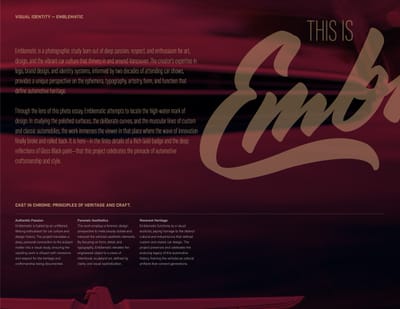 Emblematic: Visual Identity - Diseño Gráfico