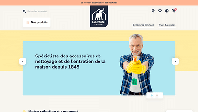 Création d'un site e-commerce pour Éléphant Maison - E-commerce