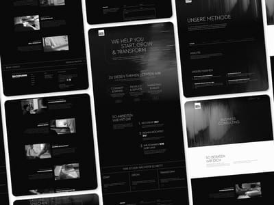 Website – BACHMANN brand agency & consulting - Webseitengestaltung