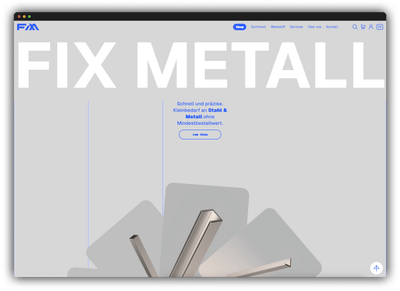 Order small-scale steel & metal online - E-commerce