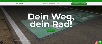 Bike-Center Fürstenau - Webseitengestaltung