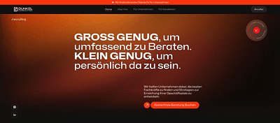 Dunkel Consulting - Webseitengestaltung