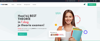 Best Theorie - Driving School - Création de site internet