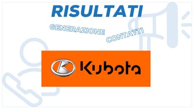Generazione di contatti: Kubota e Difference per la rete nazionale - Marketing