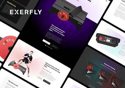 Design for Exerfly Sports Equipment Store - Graphic Design