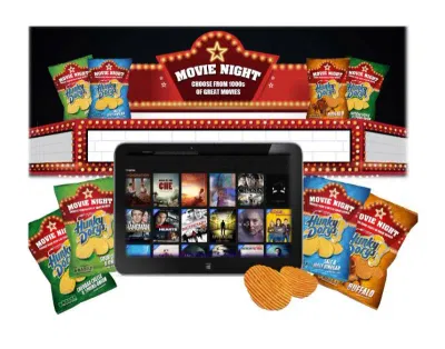 Hunky Dory Movie Night On-Pack Instant Rewards Promotion - Marketing