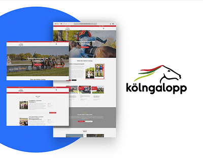 Kölner Galopp - Neue Webseitenpräsenz - Website Creatie