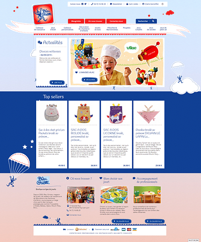 Site de vente en ligne de Jouet - Création de site internet