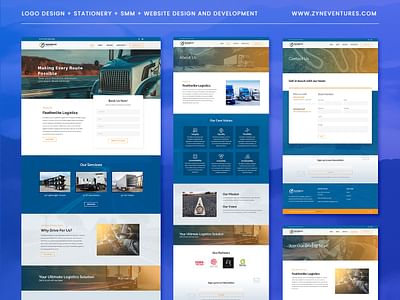 Featherlite Logistics - Website Design & Develop - Content Strategy