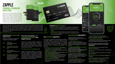 Zapple: Financial Technology - Ergonomy (UX/UI)