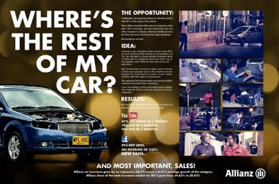 WHERE'S THE REST OF MY CAR? - Publicidad