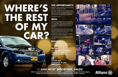 WHERE'S THE REST OF MY CAR? - Werbung