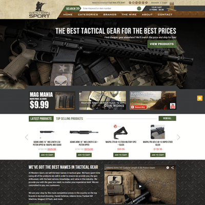 Western Sport - Website Creation