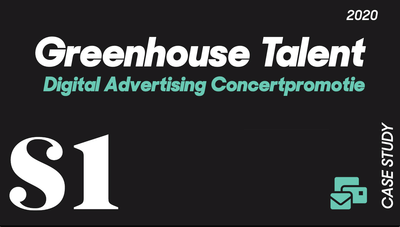 Greenhouse Talent - Digital advertising concerten - Publicité