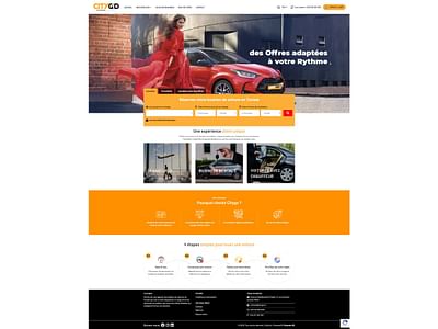 Plateforme de location de voitures multilingue - Web Applicatie