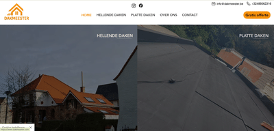 Dakmeester - Website Creation