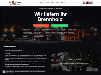 Start in die Onlinewelt für Brennholzhändler - Social Media