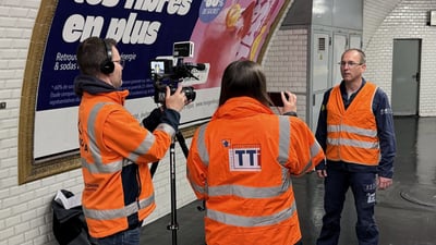 TTI (groupe FAYAT) : reportage vidéo de nuit dans le métro parisien - Producción vídeo