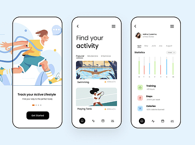 Fitness Tracking App - App móvil