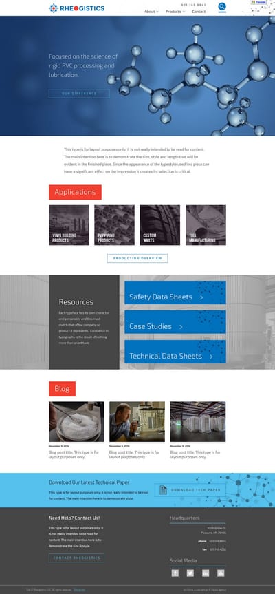 Creating a Brand & Website the Bonds Chemicals with Users - Creación de Sitios Web
