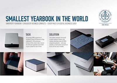 SMALLEST YEARBOOK IN THE WORLD - Publicité