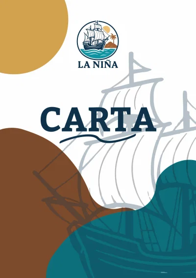La Niña · Diseño de carta para restaurante en Benidorm - Design & graphisme