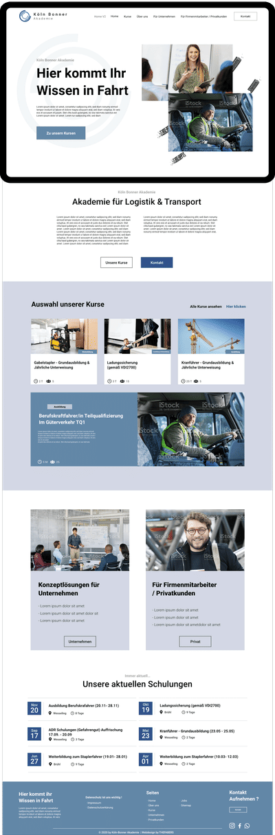 Köln Bonner Akademie GmbH & Co. KG - Webseitengestaltung