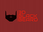 3D Black Beard logo