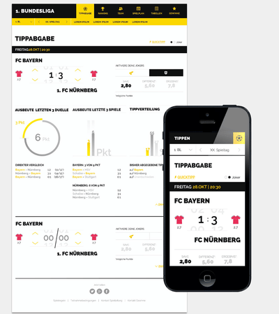 Fussball: Tipp-Plattform für über 100.000 Spieler - Digitale Strategie