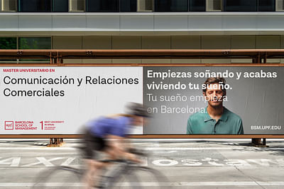 Campaña Masters UPF Barcelona School of Management - Diseño Gráfico