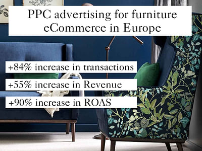 PPC for furniture stores in Europe - Publicité