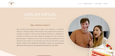 Application web L'Atelier Virtuel - Web Applicatie