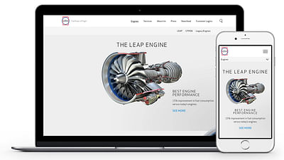 CFM Engines - website design & build - Ergonomy (UX/UI)