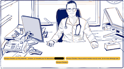 Simulateur d'entretien - délégués médicaux - Développement de Jeux