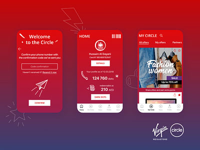 Virgin Megastore - Circle App (Loyalty Program) - Ergonomie (UX/UI)