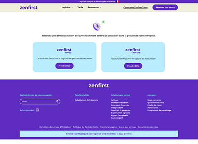Site vitrine Zenfirst - Website Administration