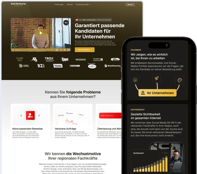 Erfolgreicher Website-Relaunch für AdVenture Marketing - Webseitengestaltung