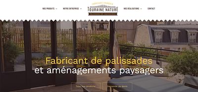 Création et optimisation du site Touraine Nature - Webseitengestaltung