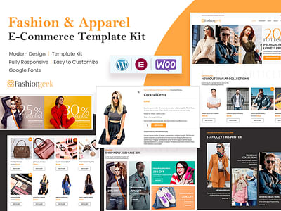 Fashion Geek - WooCommerce Fashion Template Kit - E-commerce