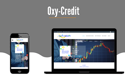 Oxy-Crédit - site internet vitrine - Création de site internet