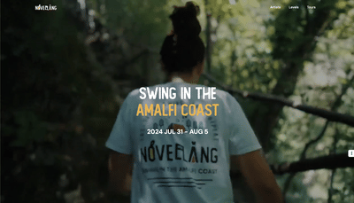 Novelläng Swing Camp - Identità Grafica