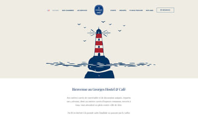 Georges hostel : Creation de site internet - Création de site internet
