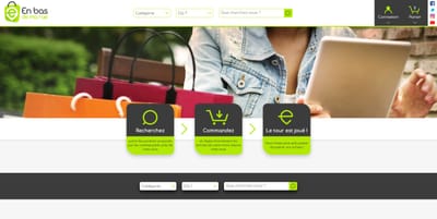 Réalisation marketplace enbasdemarue.fr - Application web