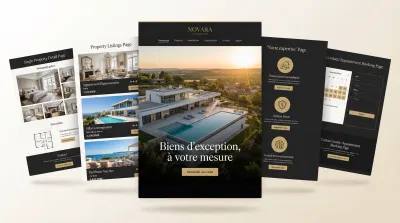 Novara Immobilier - Webseitengestaltung