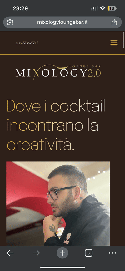 Mixology 2.0 lounge bar - Creazione di siti web