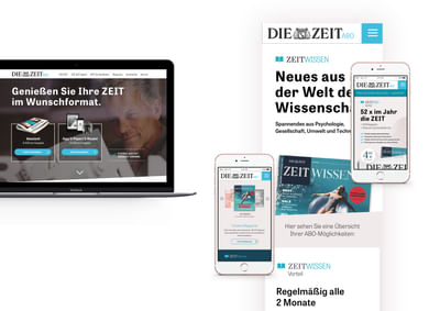 Die ZEIT Abo - E-Commerce